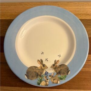 RARE Emma Bridgewater 8.5 Plate Rabbits & Kits England